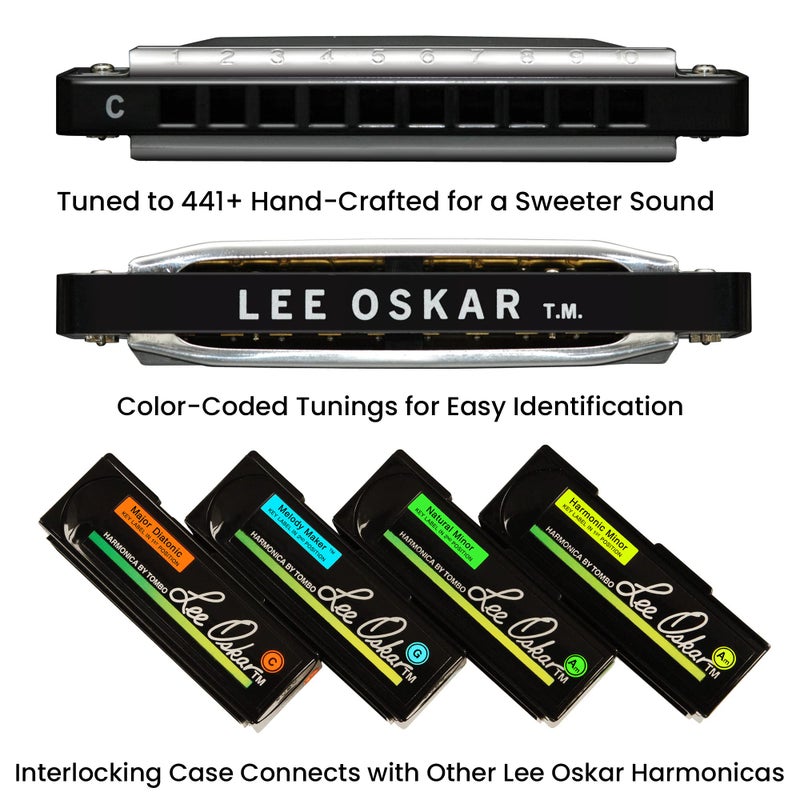 Lee Oskar Harmonica, Major Key High G - Image 4
